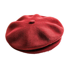 french hat isolated on white background genrated by AI


