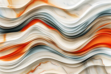 Abstract art background in white and peach colors