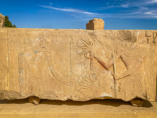 Karnak Temple is dedicated to the temple complex of Ancient Egypt. Thebes, Karnak, Luxor, Egypt