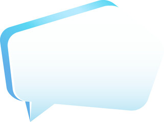 3d Bubble Speech Dialogue Gradient