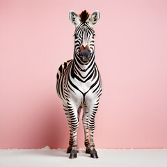 zebra isolated