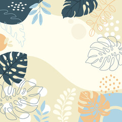 Fototapeta premium Hand drawn abstract background for design.