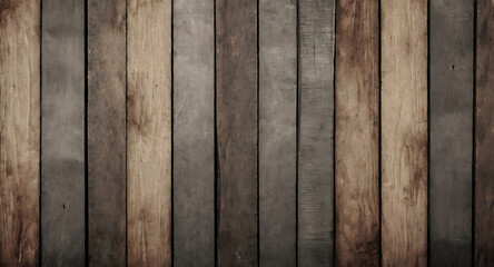 grunge wood panels. Generative AI.