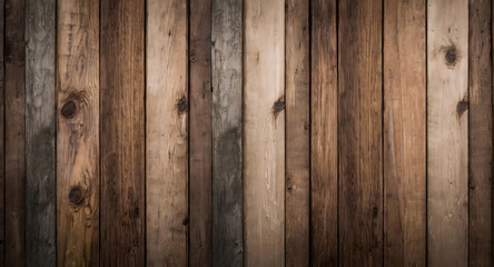 Fototapeta premium grunge wood panels. Generative AI.