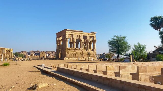 Temple of Isis at Philae Island in Aswan, Egypt