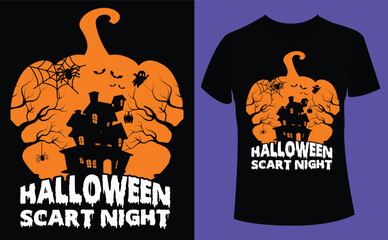 Halloween horror, scart night tshirt design, Halloween Tshirt Pumpkin Patch Cutie, Scary Halloween T-shirt design EPS file, t-shirt design template