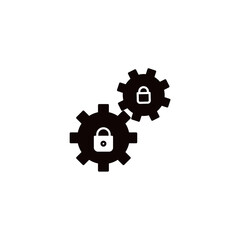 Business Safety and security Icon Silhouette