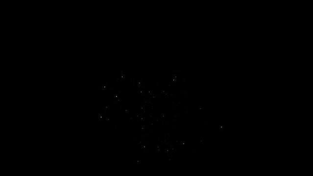 Golden Glitter shimmer Light Tail shine sparkles magic trail, bright sparkles sparks background. Birthday Anniversary new year event, Christmas Festival Bokeh lights Logo reveal Intro animation 4K 3D