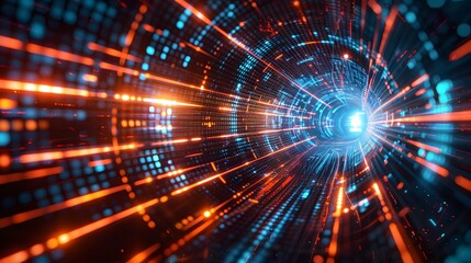 Fototapeta premium Binary tunnel