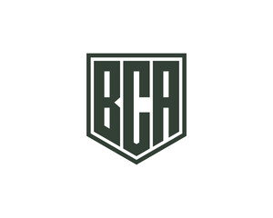 BCA Logo design vector template. BCA logo design.