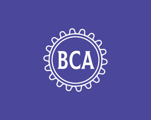 BCA Logo design vector template. BCA logo design.