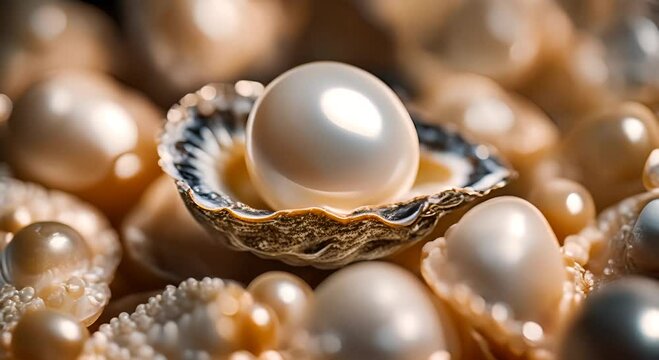 Oyster with a pearl.