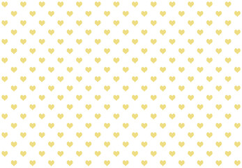 Heart LightGoldenrod color on white background. For Background.