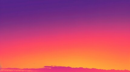 Fototapeta premium Sunset Orange to Soft Purple Gradient Background for Design Projects