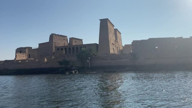Temple of Isis at Philae Island in Aswan, Egypt