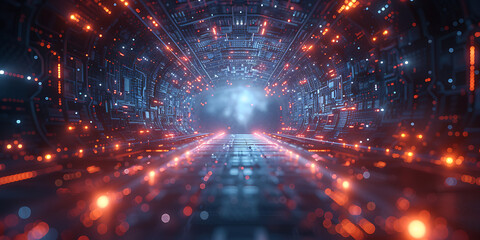 Fototapeta premium Advanced Database Canvas for Data Input