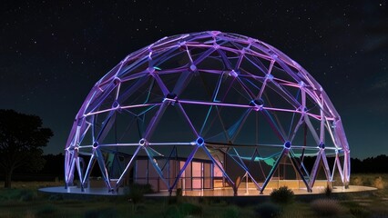 the moon in the night