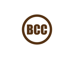 BCC logo design vector template. BCC logo design.