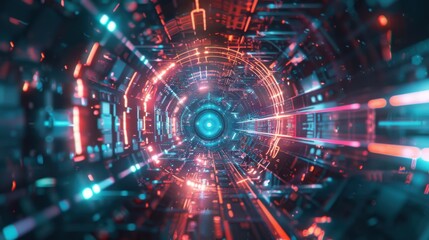 Abstract digital art background 