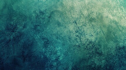 Obraz premium Serene Watercolor Blend - Abstract Blue and Green Textured Background for Design Projects with Copy Space