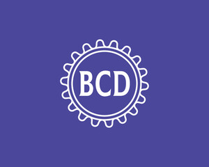 BCD logo design vector template. BCD logo design.