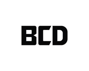 BCD logo design vector template. BCD logo design.