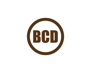 BCD logo design vector template. BCD logo design.