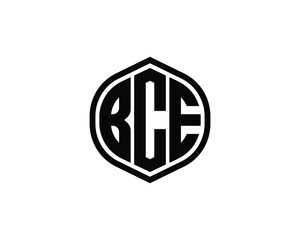 BCE logo design vector template. BCE logo design.
