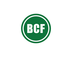 BCF logo design vector template. BCF logo design.