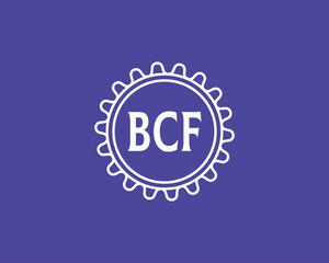 BCF logo design vector template. BCF logo design.