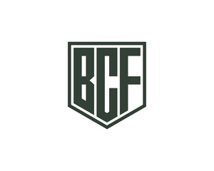 BCF logo design vector template. BCF logo design.