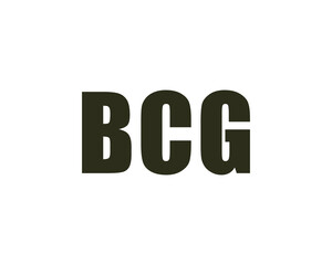 BCG logo design vector template. BCG logo design.