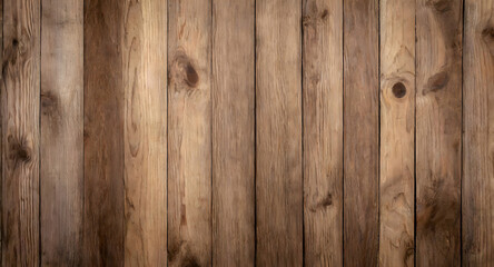 Naklejka premium Old wood plank texture background. Generative AI.