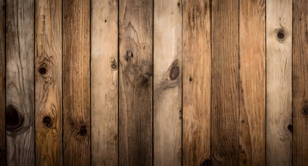 Naklejka premium Old wood plank texture background. Generative AI.