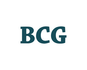 BCG logo design vector template. BCG logo design.