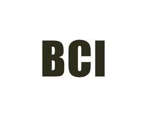 BCI logo design vector template. BCI logo design.