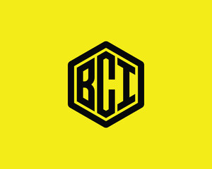 BCI logo design vector template. BCI logo design.