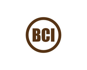 BCI logo design vector template. BCI logo design.