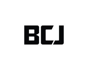 BCJ logo design vector template. BCJ logo design.