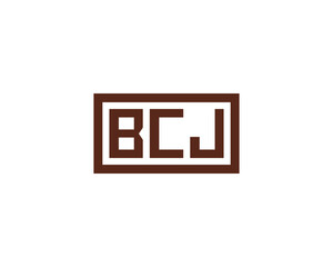 BCJ logo design vector template. BCJ logo design.