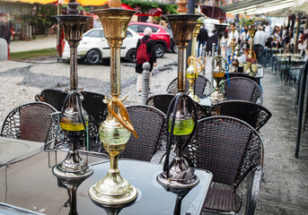 Streets and historical buildings of Batumi, Georgia