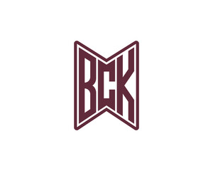 BCK logo design vector template. BCK logo design.