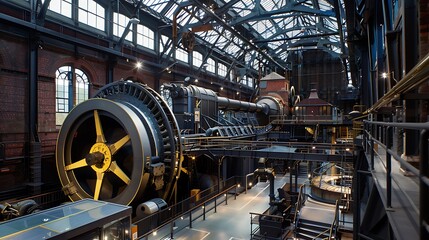 Manchesters science and industry museum very detailed and realistic shape