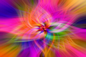 Obraz premium Abstract Twisted Light Fibers Effect background.