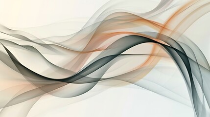 Naklejka premium Serene Abstract Wave Pattern in Subtle Hues for Corporate Presentations