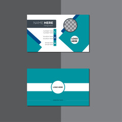 Fototapeta premium modern business card with simple and clean concept