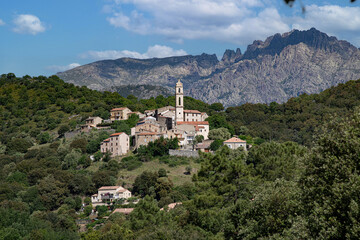 Obraz premium Corse village Soveria