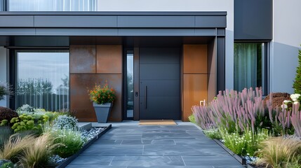 aluminium doors genrated by AI



