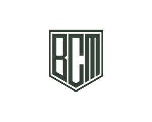 BCM logo design vector template. BCM logo design.