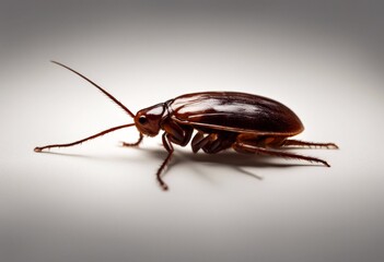 ugly disgust brown fly crawling transparant generative dirt leg cockroach wing creeping bug disease ai background